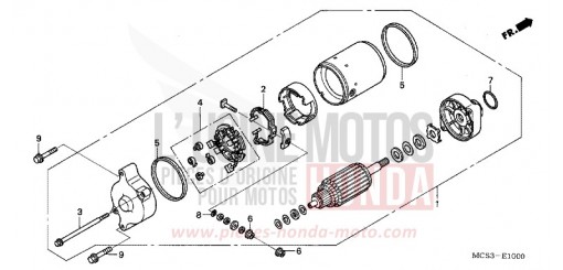 MOTEUR DE DEMARRAGE ST1300A2 de 2002